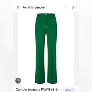 Cambio Fawn trousers size 38 green